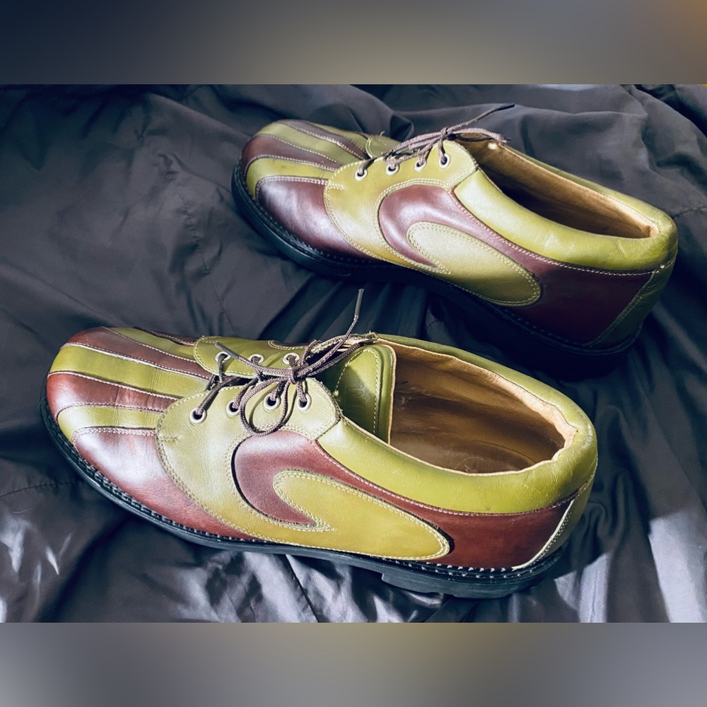 John fluevog derby swirls with the seventh heaven angels soles like new.